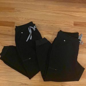 Figs Zamora High Waisted Joggers Black XLP